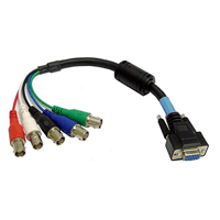 Calrad Electronics 55-620-3 HDTV DB15HD Female to 5 BNC Females RGB/HV Cable 3 ft. long