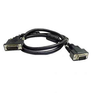 Calrad Electronics 55-624-HDTV-25 Molded HDTV VGA Female to DVI-I Male Cable, 25 ft.