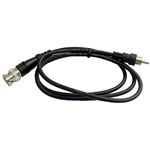 Calrad Electronics 55-631-100 BNC Male to RCA Male RG-174 100' cable