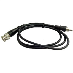 Calrad Electronics 55-634-6 High Quality Video/CCTV RG174 BNC to RCA Male 6 ft. Cable