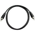 Calrad Electronics 55-635-6 High Quality Video/CCTV RG174 RCA to RCA Male 6 ft. Cable