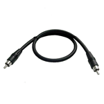 Calrad Electronics 55-642-1.5 RCA Male to RCA Male RG-59A/U 1.5' cable