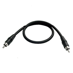 Calrad Electronics 55-642-1.5 RCA Male to RCA Male RG-59A/U 1.5' cable