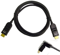 Calrad 55-643A-HS-1 1ft. HDMI Male to Male Up and Down Swivel Cable 1080P