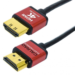 HDMI Type A Male to HDMI Type A Male High Speed Cable, Ultra Slim, 4K x 2K, 0.5 meter Long | 55-658-S-0.5 Calrad Electronics