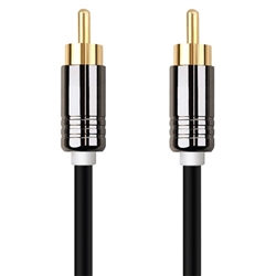 Calrad Electronics 55-710HG-3 High Grade 3-ft Single RCA Male to Male Cable, Integrator Series, Gold Plated