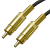 Calrad 55-806G 3' Gold RCA Male to Male Cable