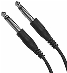Calrad Electronics 55-856 Patch Bay Cable 1/4" Mono Plug Each End 6' Long