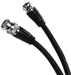 Calrad 55-876 Coax Jumper Cable F Connector to BNC Connector 6' Long