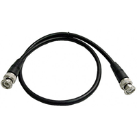 Calrad 55-880G-10 RG59U Coax Cable w/ <b>Gold</b> BNC Male to BNC Male 10' Long