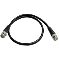 Calrad 55-879-2 RG59 Coax Cable w/ BNC Male to BNC Male 2' Long