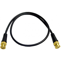 BNC Coax Cable, Gold Plated, Male to Male, RG-59U 75 ohm, 6 ft. Long | 55-879G-6 Calrad Electronics