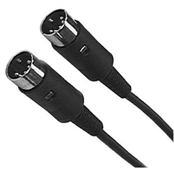 Calrad Electronics 55-906A Stereo MIDI Cable 5 Pin DIN Plug Each End 15' Long