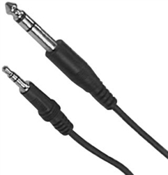 Calrad Electronics 55-914-3 Stereo Audio Cable w/ 3.5mm Plug to 1/4" Plug 3' Long