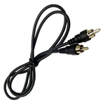 Calrad Electronics 55-915 Audio Cable w/ RCA Molded Male Plugs Each End 15' Long
