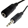 2.5mm Mini Extension Cable, Stereo Plug to Jack, Shielded, 50 ft. Long | 55-920-50 Calrad Electronics