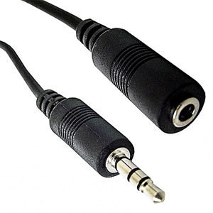 Calrad Electronics 55-921-10 Mini Extension Cable w/ 3.5mm Stereo Plug to 3.5mm Stereo Jack 10' Long