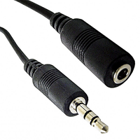 Calrad Electronics 55-921-25 Mini Extension Cable w/ 3.5mm Stereo Plug to 3.5mm Stereo Jack 25' Long