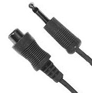 Calrad Electronics 55-947 Audio Cable w/ 3.5mm Mono Plug to RCA Jack 6' Long - Shielded