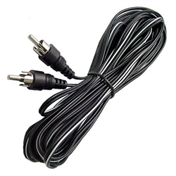 Calrad Electronics 55-967 Speaker Cable w/ RCA Male Plugs Each End  20' Long