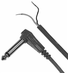Calrad Electronics 55-971 Cable w/ 1/4" Right Angle Mono Plug to Stripped & Tinned Leads - 6 ft.