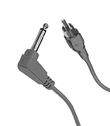 Calrad Electronics 55-976-RT Adapter Cable w/ RCA Male Plug to Right Angle 1/4" Mono Plug 6' Long