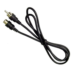 Calrad Electronics 55-983 Extension Cable w/ RCA Male Plug to RCA Female Jack 6' Long