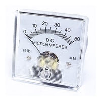 Calrad Electronics 60-165 Panel Meter 0-50 uA dc 1-3/4"