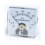 Calrad Electronics 60-167 Panel Meter 0-200 uA dc 1-3/4"