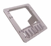 Calrad 70-557-P Double Gang Low Volt Plastic Mount Bracket