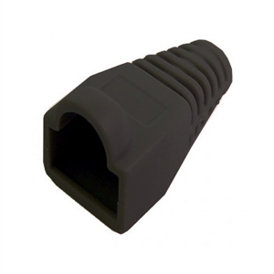 72-104-BK Calrad Snag-less Rubber Boot for Round RJ45 Ethernet Cable | Calrad Electronics