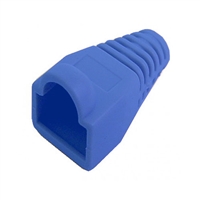 72-104-BU Calrad Snag-less Blue Rubber Boot for Round RJ45 Ethernet Cable | Calrad Electronics