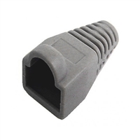 72-104-GY Calrad Snag-less Gray Rubber Boot for Round RJ45 Ethernet Cable | Calrad Electronics
