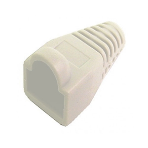 72-104-IV Calrad Snag-less Ivory Rubber Boot for Round RJ45 Ethernet Cable | Calrad Electronics