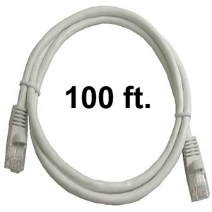 72-110-100-WH Calrad Ethernet Cable, CAT5e RJ45 350 MHz Snagless White, 100 Ft. Long | Calrad Electronics