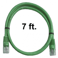 72-110-7-GN Calrad Ethernet Cable, CAT5e RJ45 350 MHz Snagless Green, 7 Ft. Long | Calrad Electronics