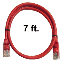 72-110-7-RD Calrad Ethernet Cable, CAT5e RJ45 350 MHz Snagless Red, 7 Ft. Long | Calrad Electronics