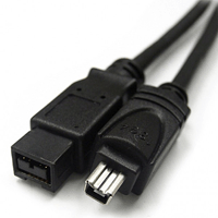 72-117-10 Calrad Firewire Cable, 9 pin male to 6 pin male, 10ft. Long