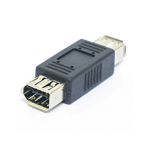 72-119-6 Calrad Firewire Coupler Adapter, 6 pin female to 6 pin female