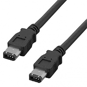 72-122-10 Calrad Firewire Cable, 6 pin male to 6 pin male, 10ft. long