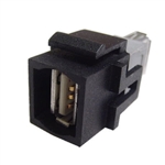 Calrad Electronics 72-125K-S Type "A" USB Female to Female Keystone Insert