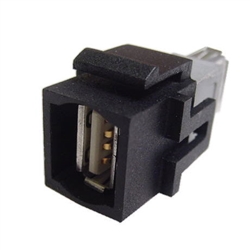 Calrad Electronics 72-125K-S Type "A" USB Female to Female Keystone Insert