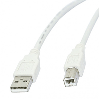 72-126-12 Calrad USB 2.0 Cable, Type A Male to Type B Male, 12ft. long