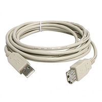 Calrad Electronics 72-127-10 USB Type A Male to Female 10ft. Extension Cable