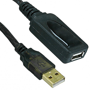 72-128-26 Calrad Electronics USB 2.0 Extension Amplifier Cable, Type A, 26ft. long