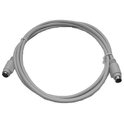 Calrad Electronics 72-190-10 Shielded 6 Pin Mini-DIN Extension Cable - 10 ft.