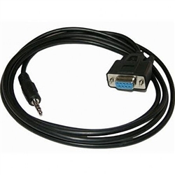 72-198 Calrad Electronics RS232 Interface Cable to 3.5mm Male Stereo Connector - 6ft.