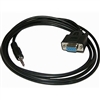 Calrad Electronics 72-198-S-12 RS232 Interface Cable to 3.5mm Male Stereo Connector - 12ft. length