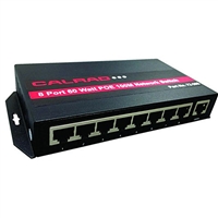 72-208 Calrad PoE Network Switch, 8 Port, 60 Watt, 100Mb, Plug & Play | Calrad Electronics
