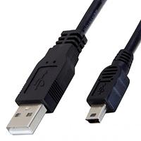 72-260-1 Calrad Electronics Mini USB Adapter Cable, 5 Pin Male to USB Type A - 1 ft.